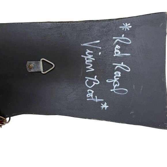 High Heel BootShaped Decorative Wall Mirror With Red Mosaic 18" x 5" Chain Detai - Picture 10 of 12